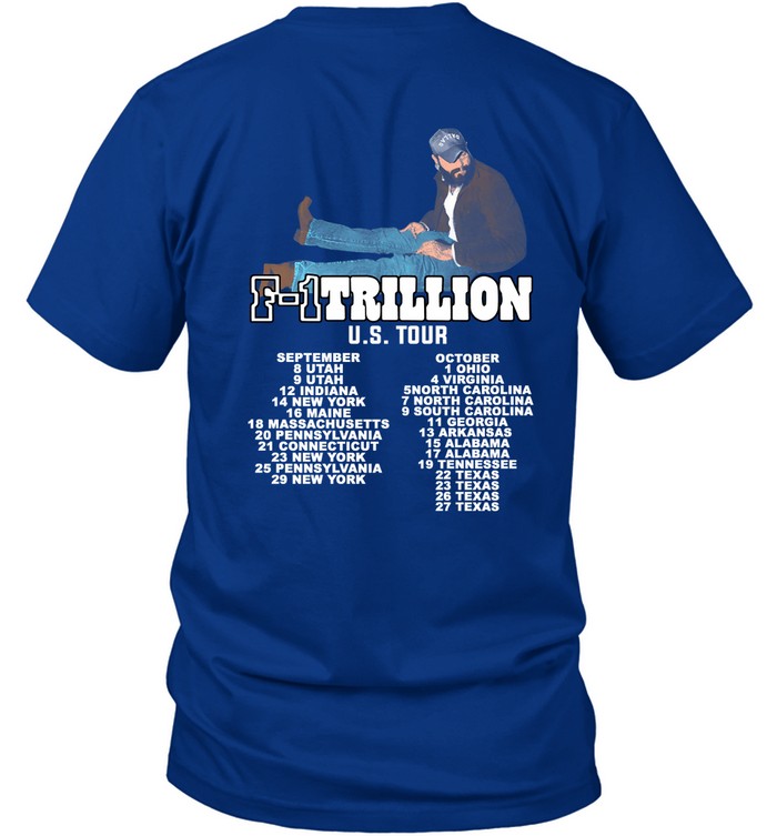 Post Malone F-1 Trillion Tour Collage Event Shirt