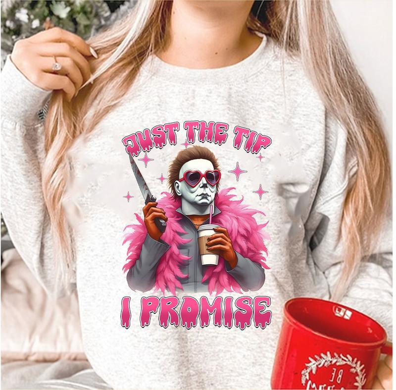 Just The Tip I Promise Shirt, Halloween Tee Shirt, Funny Halloween Shirt For Men Women Crewneck Soft Crewneck Soft