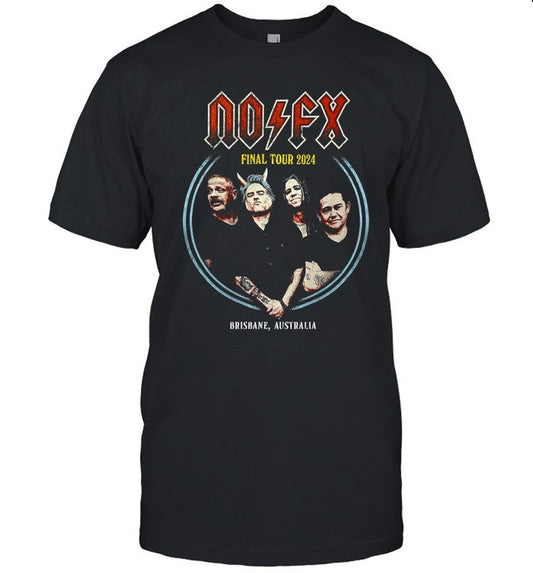 Nofx Final Tour 2024 Brisbane, Australia Shirt