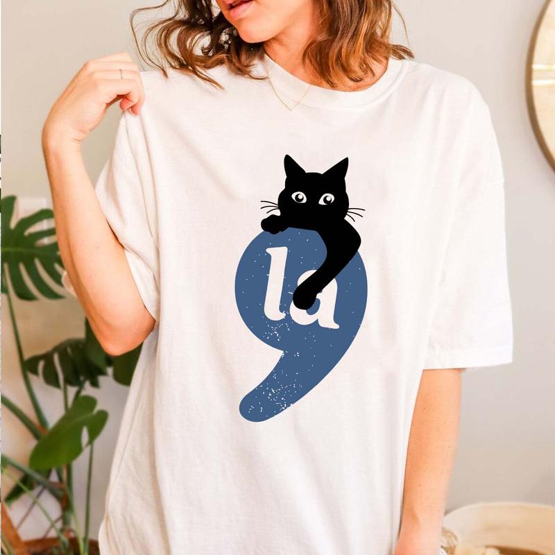 Comma La Cat Shirt, Kamala Shirt, Kamala Harris Tshirt, Holiday Gift, Kamala For The People, Vice President, Democrat Shirt