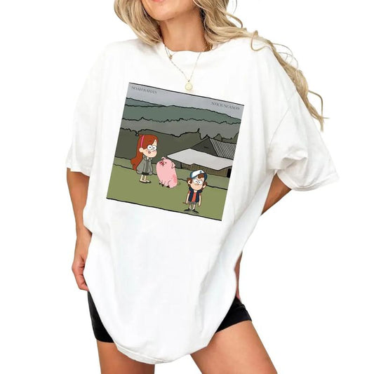 Cute dog pig funny vintage Tshirt Sweatshirt Hoodie Womenswear