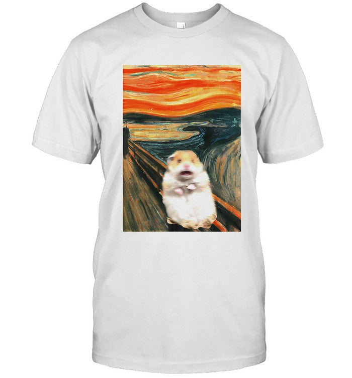 Scared Hamster Meme funny shirt