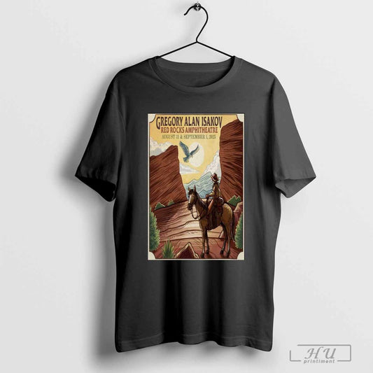 Poster Gregory Alan isakov August 31-Sep 1-2025 Morrison CO T-shirt