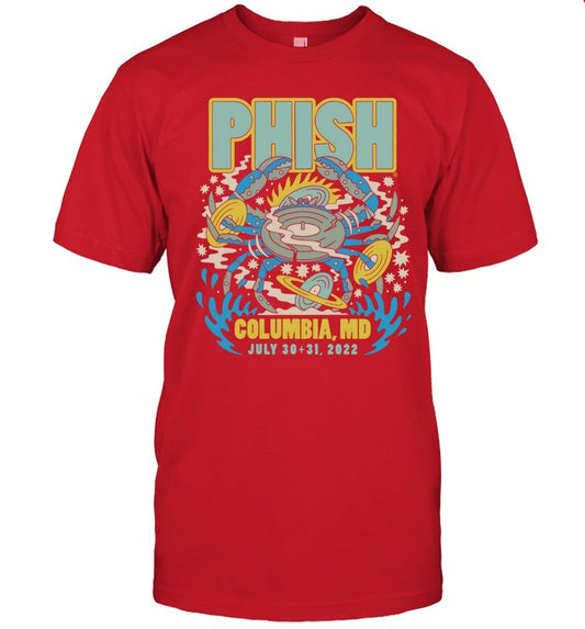 Phish Columbia Summer Tour 2022 Tee