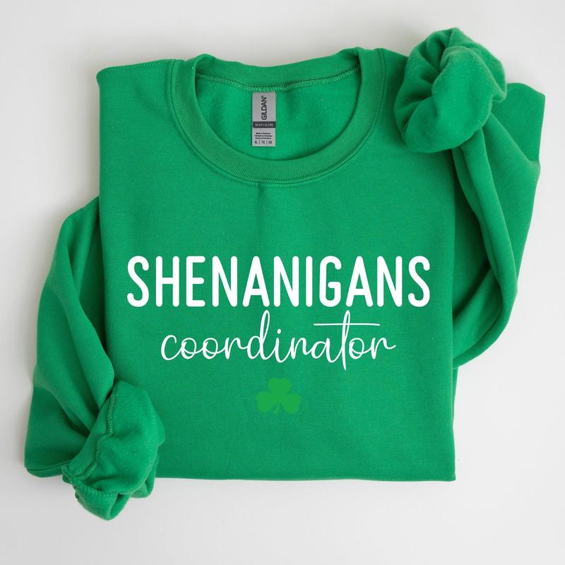 Shenanigans Coordinator, Funny, St Patrick's Day Sweatshirt