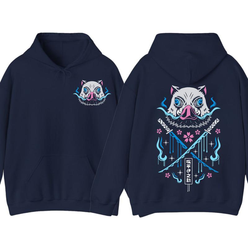 Demon Slayer, Inosuke Demon Hoodie DRG, 90s Slayer Style drg, Anime Hoodie DRG, Graphic Anime Hoodie, Anime Lovers Hoodie drg, Special Hoodie drg, Anime Manga Hoodie, Gift For Fans, Gift For Men, Gift For Women.
