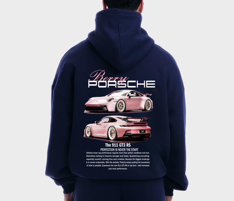 Porsche 911 GT3 RS-Pink Hoodie, Unisex, Menswear, Street Racing Shirt, Car Hoodie, Boyfriend Gift