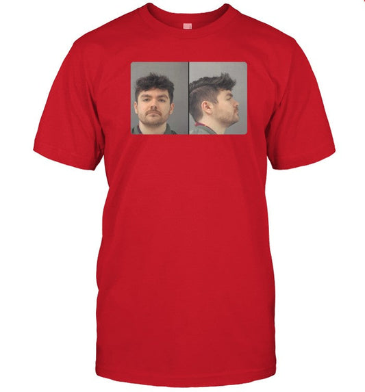 nick fuentes mugshot released shirt
