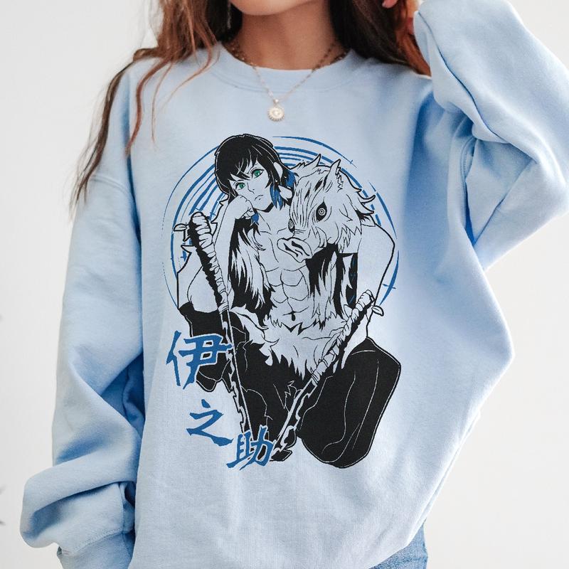 Inosuke Hashibira t-shirt, Beast Breathing Shirt, Demon Slayer main characters shirt, Kimetsu No Yaiba t-shirt, anime sweatshirt hoodie, Tanjiro shirt