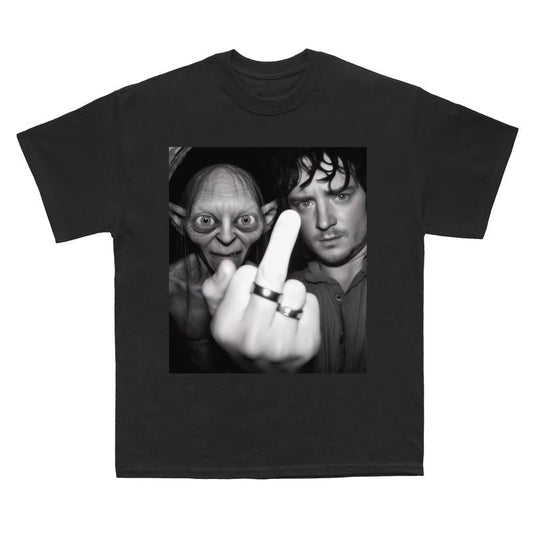 Gollum and Frodo Vintage T-Shirt, Lord of the Rings Graphic Tee, Meme Shirt, Retro Hobbit Movie Funny Shirt, Gift For Movies Lovers, Christmas Gifts