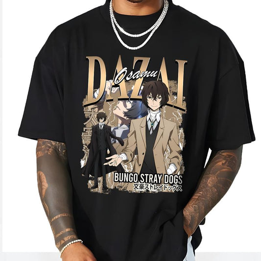 Dazai Osamu Shirt, Character from Bungo Stray Dogs t-shirt, Anime Character Shirt, Anime gift shirt, Birthday gift, Anime lover gift