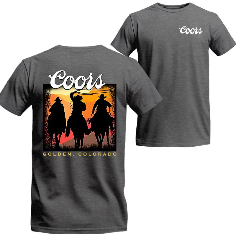 Coors Cowboy T-shirt, Gifts for Him, Unisex T-shirt For Men, For Women, Best choice