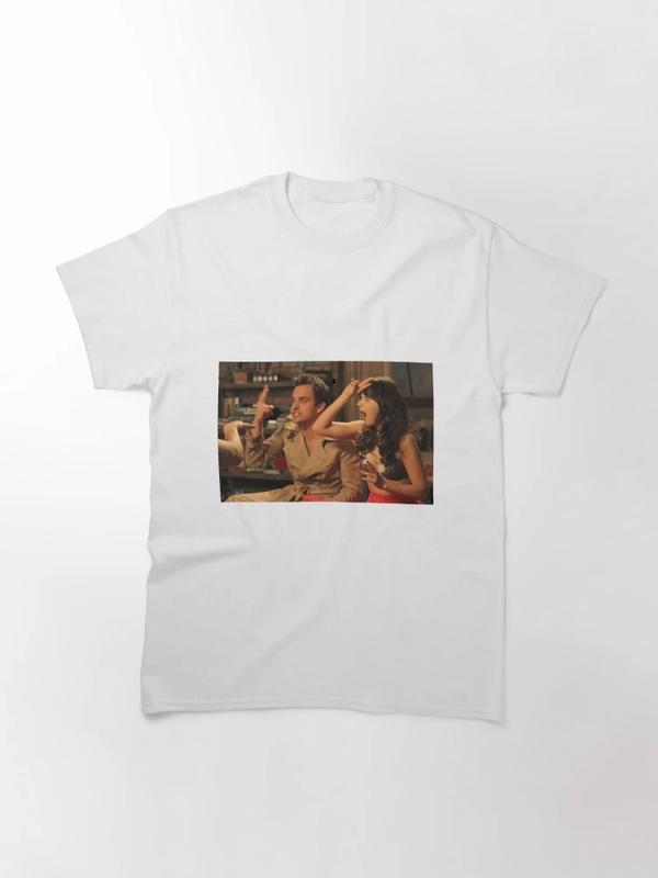 NEW GIRL Classic T-Shirt , Nick Miller & Winston Schmidt College Selfie T-Shirt    M3