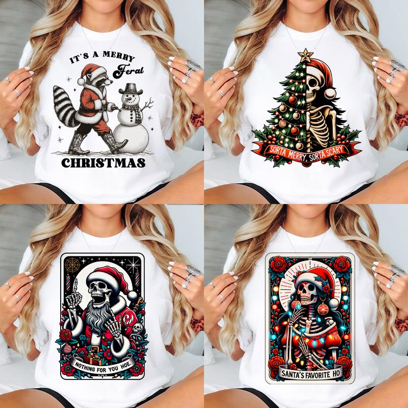 Funny Christmas T-Shirts Round 2  - Print is Sublimation, Unisex T-Shirt, Funny Tee, Funny Apparel, Gift Idea, Relaxed Fit, Casual Apparel,