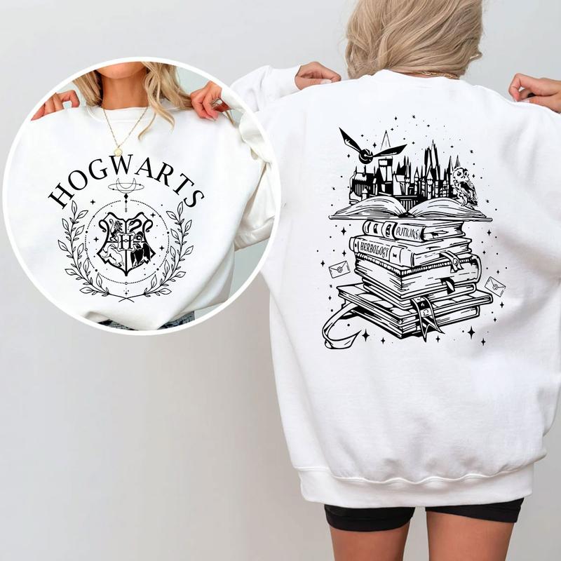 Vintage Wizard World Hogwarts Sweatshirt, Hogwarts HP Shirt