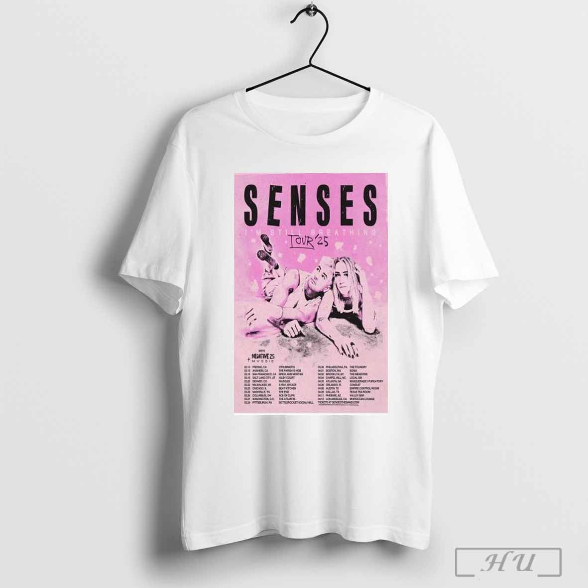 Senses Tour Im Still Breathing 2025 T Shirt