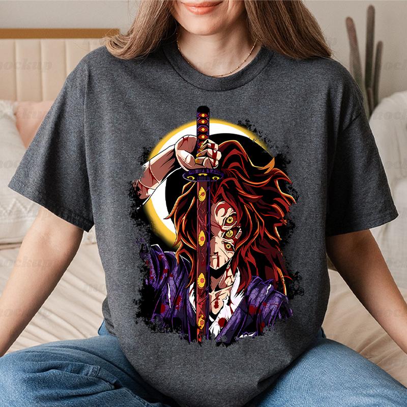 Kokushibo Upper Rank One Shirt, Brother Yoriichi Sun Breathing, Kokushibo Upper Moon Rank One Shirt, Yorrichi Hoodie, Demon Slayer Merch, Kimetsu No Y