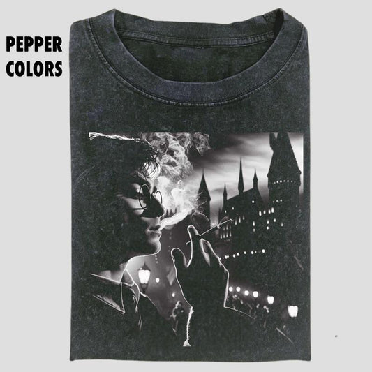 Harry Smoking Graphic T-Shirt, Harry Potter Vintge Tee, Harry Shirt, Movie Shirt, Funny Shirt, Harry Potter Merch, Unisex T-Shirt, Funny Movie Gift Fo
