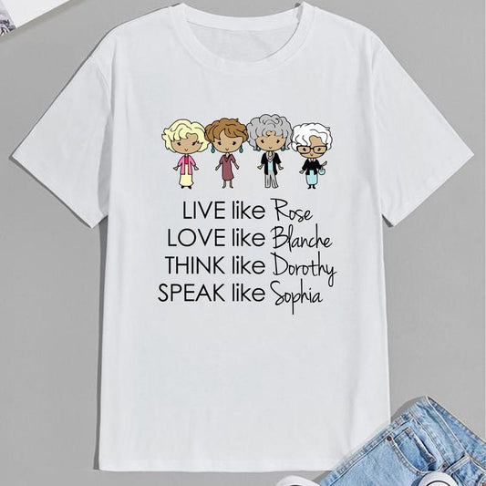 Vintgae Golden Girls Shirt, 80's TV Shirt, Golden Girls Names Shirt, Golden Girl Gift Shirt, Golden Girls Fan Shirt