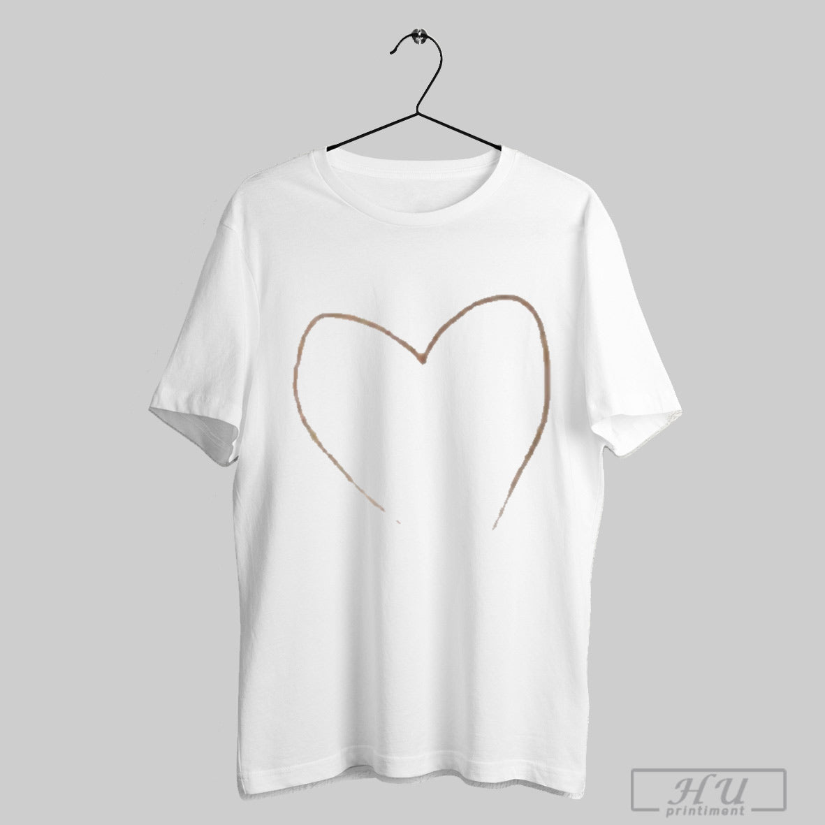 Small Gold Heart Line 2025 T Shirt