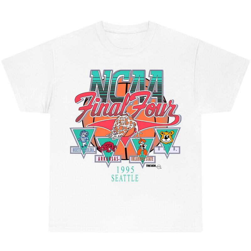 1995 Rare NCAA Final Four Official Game T-Shirt, Full Color T-Shirt, Unisex T-Shirt, For Men, For Women billabongshirts