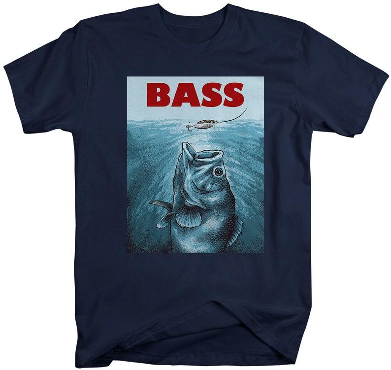Men's Funny Bass Fishing T Shirt Fishing Shirts Bass Fisherman T-Shirt Fisherman Shirt Fishing Gift Idea Tee