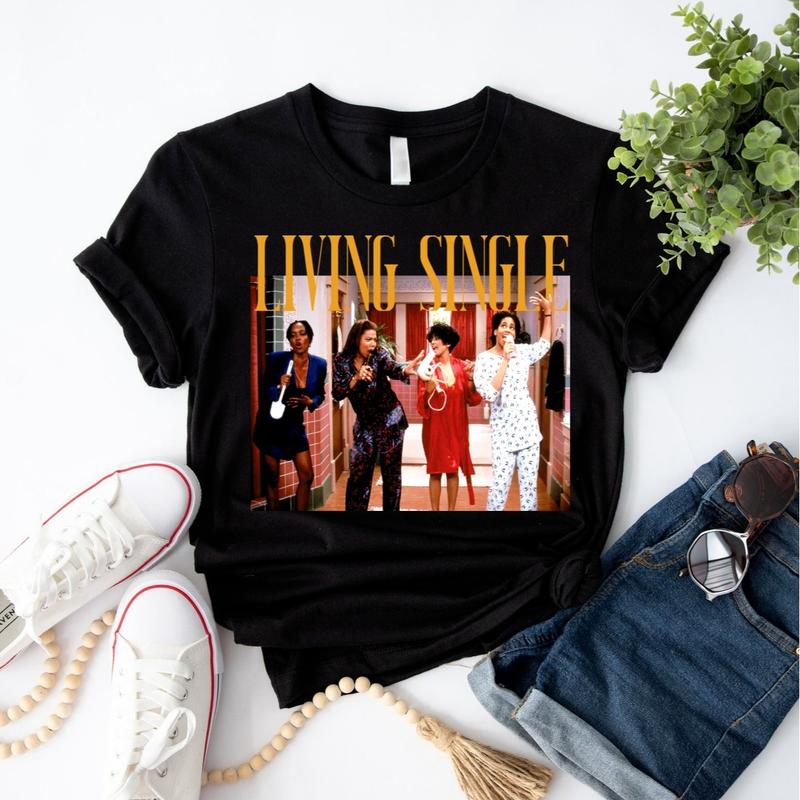 Vintage Living Single Shirt, Livings Single Fan Shirt, 80s 90s Music Tee Shirt, Livings Single Sweatshirt, Gift For Fan