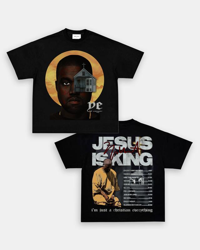 JESUS IS KING TEE - [DS] , Free Shipping, Unisex T-Shirt, Sweatshirt, Tour shirt, Rapper Shirt, Graphic Shirt, big face tee,