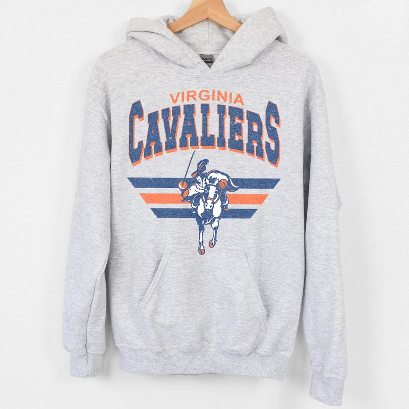 Virginia Cavaliers Vintage NCAA Sweatshirt, Unisex Virginia Football Shirt, Classic Sport Hoodie, Football Fans Gift, Cotton T-Shirt, Hoodie Sweatshirt