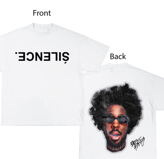 Silence Brentt Faiiyazz New Graphic Rap Tee Graphic Shirt