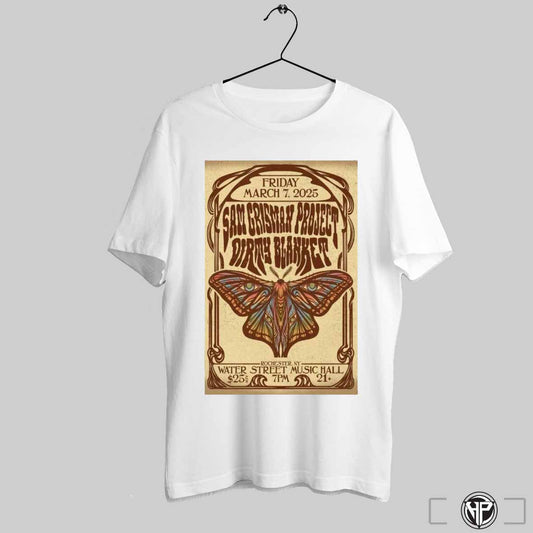 Sam Grisman Project And Dirty Blanket Mar 7 2025 In Rochester Ny Tour T Shirts Trendy Sweatshirt