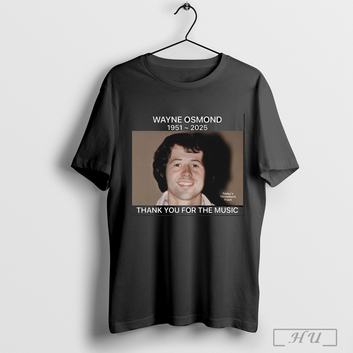 Rip Wayne Osmond 1951 2025 Thank You For The Music Todays Throwback Track Poster T Shirt