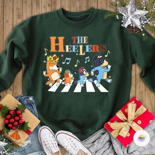 Bluey The Heeler Sweatshirt, T-shirt - Functional Fashion - Unisex And Inclusive - Find Your Perfect Fit - Every Style Imaginable - Choose Your Hue