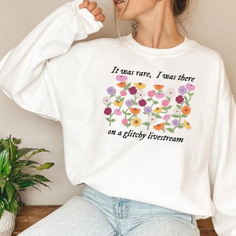 ON A GLITCHY LIVESTREAM Vintage Eras Piano Flower TshirtSweatshirtHoodie, Vintage Flowers Sweatshirt, Dark chocolate Suprised Song Tshirt