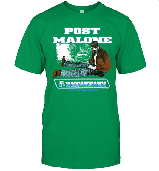 Post Malone F-1 Trillion Tour Green T-Shirt