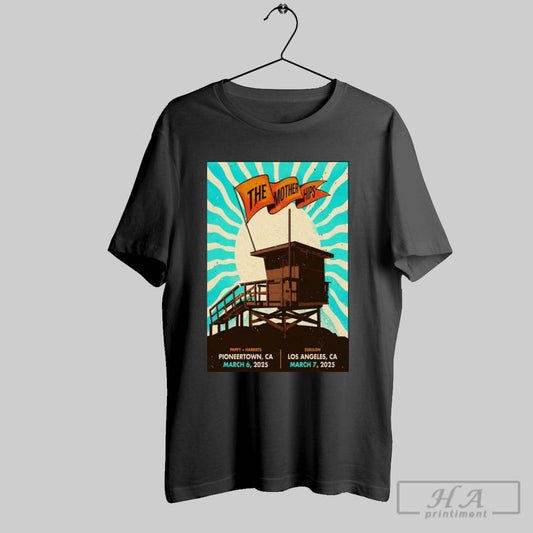 Poster The Mother Hips Mar 6 7 2025 Los Angeles Ca Zebulon Pappy Harriets T Shirt