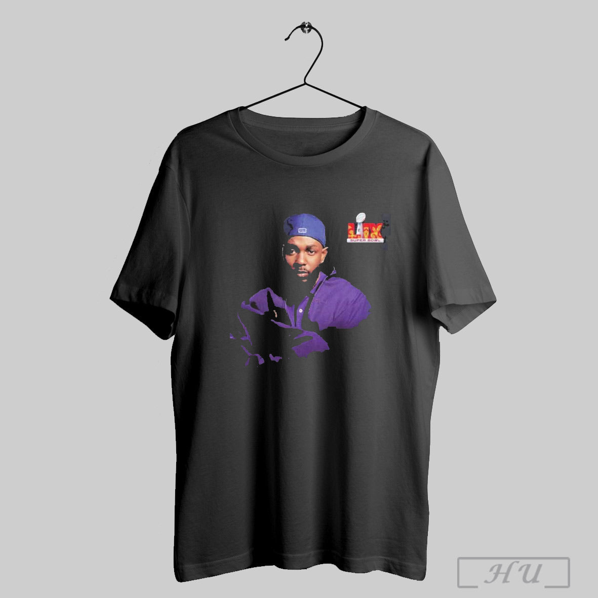 Super Bowl Lix Apple Music Hafttime Show Kendrick Lamar Hip Hop Mvp Takes The Big Stage Two Sides Unisex T Shirt Sweatshirt Poster