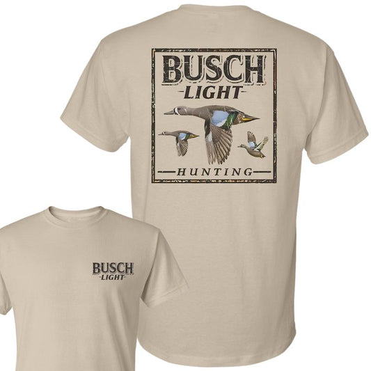 Busch Light Hunting Camo Duck T-Shirt, Unisex T-Shirt, Full Color T-Shirt, For Men, For Women