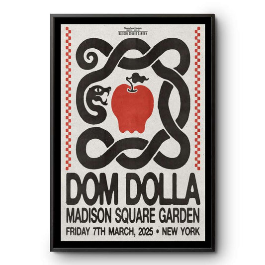 Dom Dolla Madison Square Garden New York March 7 2025 Poster