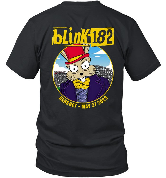 Limited Blink-182 World Tour Hershey PA May 27 2023 T-Shirt