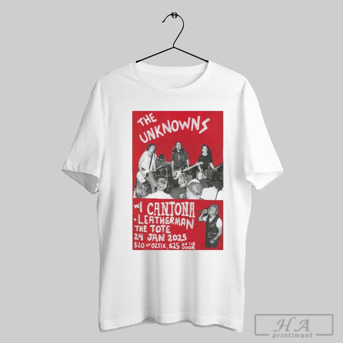 Poster The Unknowns Collingwood Cantona Leatherman The Tote January 24 2025 T Shirt