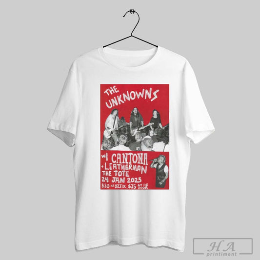 Poster The Unknowns Collingwood Cantona Leatherman The Tote January 24 2025 T Shirt
