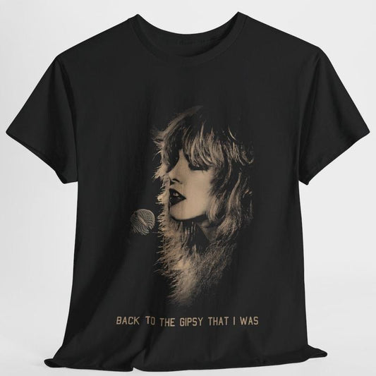 Stevie Nicks Vintage Tee, Stevie Nicks Tour 2024 Cotton Unisex T-Shirt  Menswear Tshirt