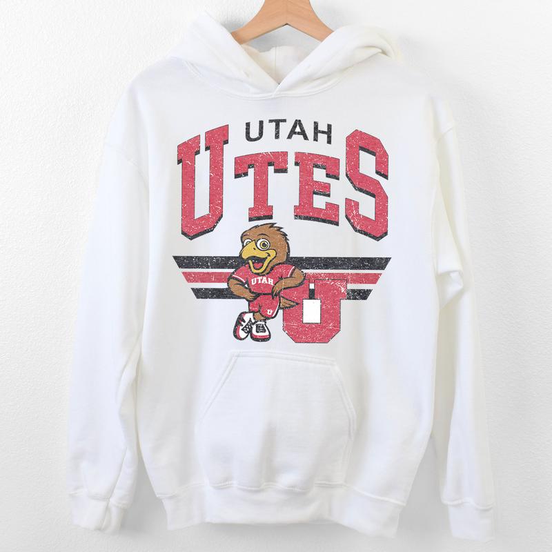 Utah Utes Vintage Football NCAA Sweatshirt - Tshirt - Hoodie, University of Utah Unisex Football NCAA Shirt, Unisex Vintage NCAA Shirt, Classic Football Shirt, Gifts For Football Fan Sport, Cotton, Sweatshirt, T-Shirt, Hoodie