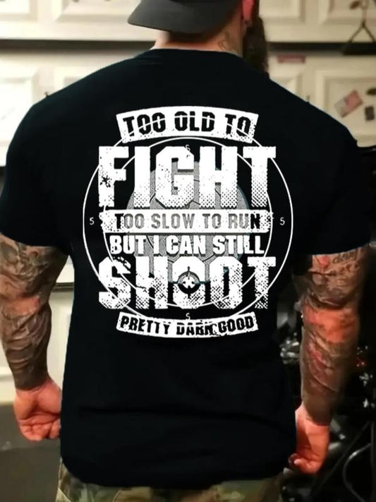 Men's Regular Fit Letter Print Round Neck Tee, Casual Short Sleeve Crew Neck T-shirt for Summer, T Shirts for Men,Â Graphic Tees,Â Fashion Men's Streetwear Top for Daily Wear