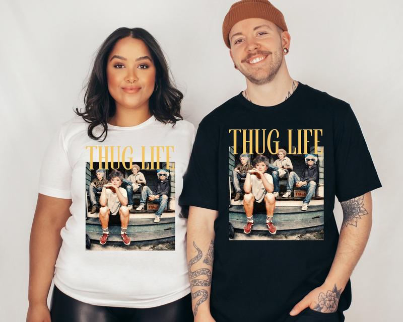 The Golden Girls Thug Life Stay Golden Unisex T-Shirt Comfort Fabric