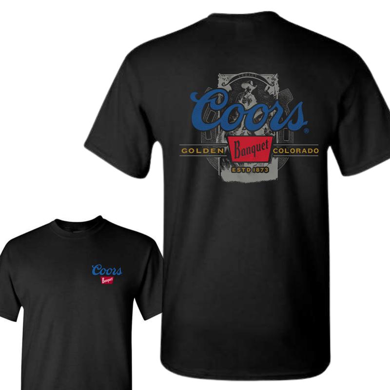 Coors Banquet Beer T-shirt, Gildan Unisex Tee For Him, For Her Classic Cotton