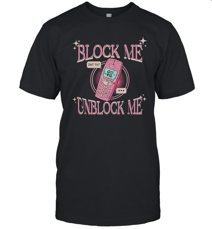 GOTG Block Me, Unblock Me Vintage Black T-Shirt
