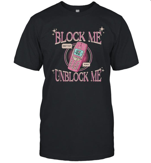 GOTG Block Me, Unblock Me Vintage Black T-Shirt