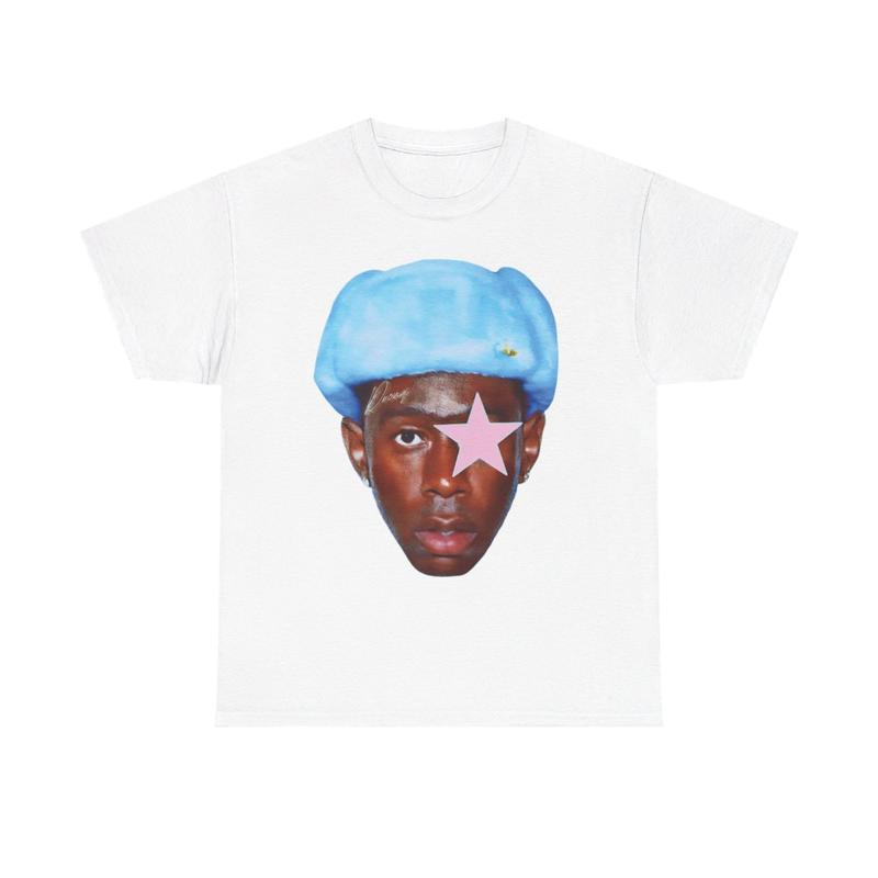 Tyler Star Inspired T-Shirt Y2k 90s Hip-Hop Vibes Heavy Cotton Graphic T-Shirt Tshirt Shirt HipHop Rap Tee Casual Classic Menswear Retro Top Vintage C